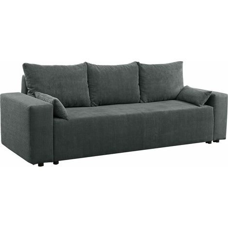 Sofá cama Clovis 104, Poso 60, Almacenaje, 0, 90x250x94cm