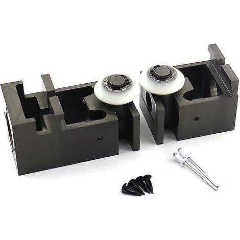Compatible avec le kit de patins à rouleaux en V pour logement de roulement supérieur et inférieur de porte coulissante encastrée RV Schwintek 379060 Edition0722 (1/5)