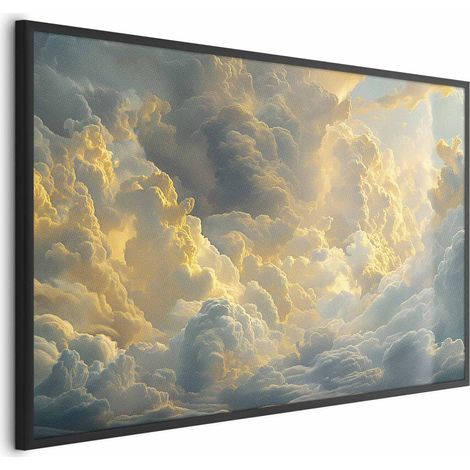 Plakat – Der letzte Atemzug des Tages: Wolken, erleuchtet vom Abendrot (1/4)
