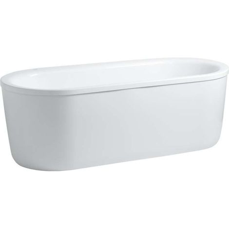 Laufen Solutions - Badewanne mit Fußgestell, 190x90 cm, weiß H2255120000001 (1/2)