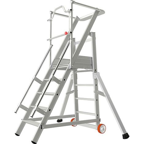 Stehleiter 5 Stufen - Maximale Arbeitshöhe 3.10m - 2271105