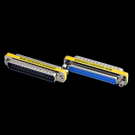 DB37 (Taiwan) 37-poliger Stecker auf Buchse Parallelport-Adapter mit zwei Reihen von 37-poligen seriellen Anschlüssen (1/5)