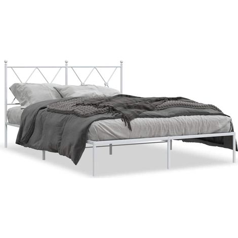 Maison Exclusive - Estructura cama sin colchón con cabecero metal (1/5)