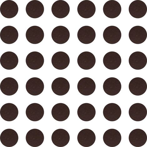36x Cache vis adhésif autocollant diamètre 25mm protection bouchon trou obturateur meuble table chaise maison, Chocolat marron foncé