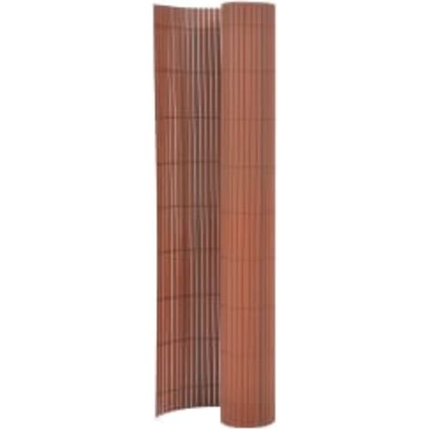 Clôture de jardin, Grillage de jardin double face 90x400 cm marron oce52267 DESIGN IN (1/5)