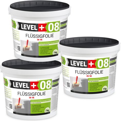 LEVEL+ Flüssigfolie Badabdichtung 1K Dichtfolie L+08 - 21KG