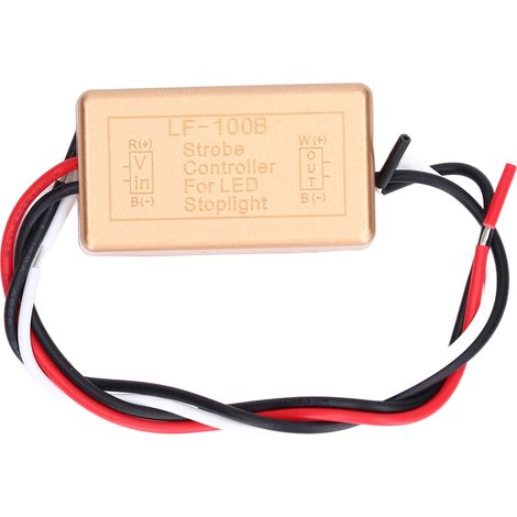 Relais Clignotant LED LF-100B 12V 3A ABS Interrupteur Flash Auto Moto Bateau 30W 1000K 5000H (1/5)