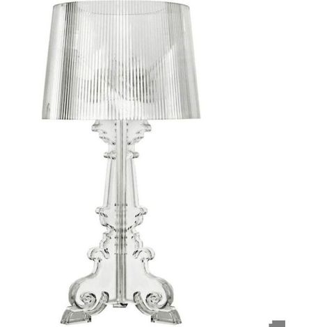 Lampe de Table - Petite Lampe de Salon Design - Bour Transparent - Acrylique,Plastique (1/4)