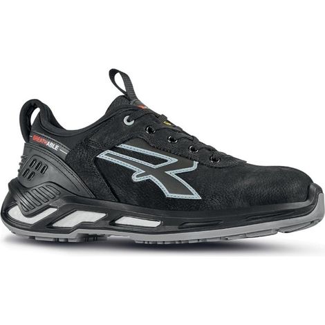 Scarpe antinfortunistiche bassa con tomaia in pelle nabuk idrorepellente puntale in alluminio e suola antiscivolo - 42 (1/4)