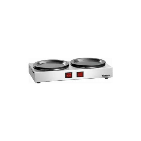 Chauffe-cafetière inox électrique double 2 x (Ø)120 mm, 200 W, 220 V - MONO