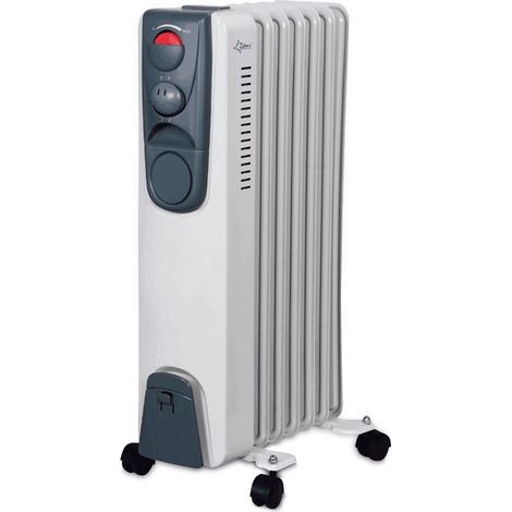 Heat Safe 1500 Radiator, IP21 max.1500W, 3Stufen, silbergrau (1/5)