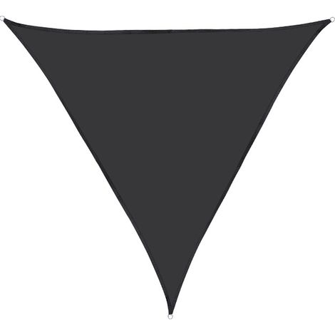 Wasserdichtes und UV-beständiges dreieckiges Sonnensegel mit 3 Befestigungsseilen für den Außenbereich, Terrasse, Hof, Garten – 2 x 2 x 2 m