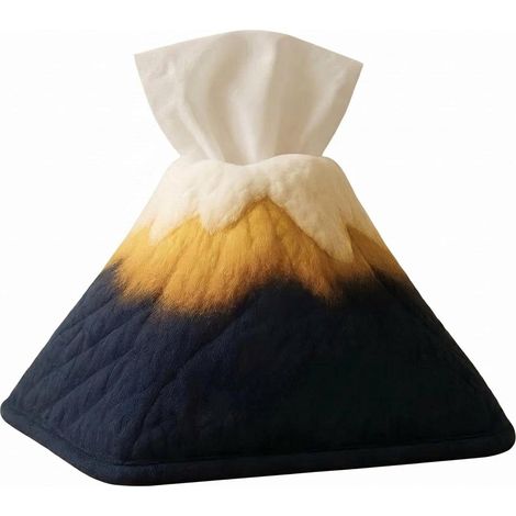 Taschentuchbox „Sunshine Peak“ – Eine wunderschöne Bürodekoration, inspiriert von schneebedeckten Gipfeln, ideal als Geschenk. Perfekt für Wohnzimmer oder Büro. Golden Mountains Haus & Garten (1/3)