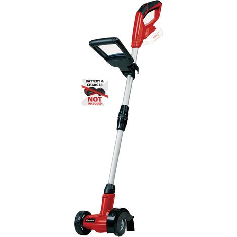 Einhell Nettoyeur de joints sans fil GE-CC 18 Li Solo PXC (18 V, Diamètre des brosses 10 cm, Livré avec accessoires) Livré sans Batterie ni Chargeur