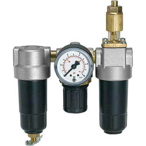 Riegler Wartungseinheit 3-tlg. »Standard-mini « mit Metallbehälter, G 1/4 (1/4)