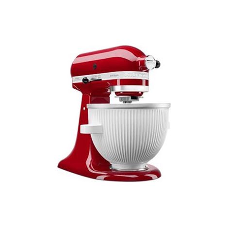 Bol sorbetière 1,9 L pour robot pâtissier – Compatible KitchenAid Artisan – Moteur puissant pour crèmes glacées – 5KSMICM (1/7)