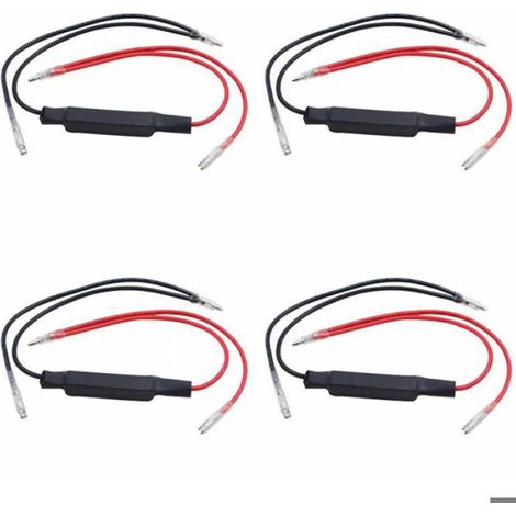 Clignotant Moto - Adaptateur Résistance LED 12 V 10 W - Pour Correction Erreur Clignotement Rapide - Lot de 4 Pièces (1/4)