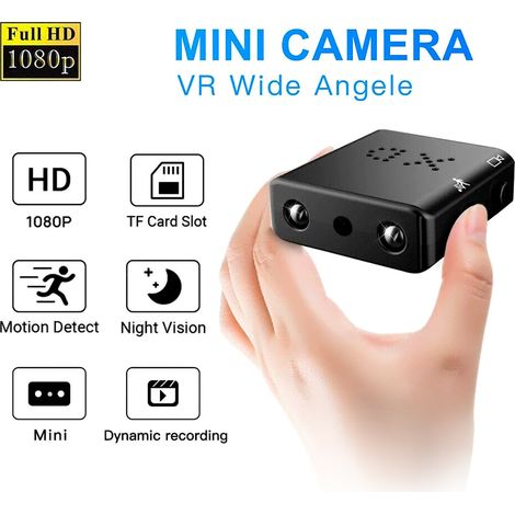 Filiyano-Caméra de vision nocturne infrarouge IR-CUT intelligente avec détection de mouvement et vidéo HD (1/5)