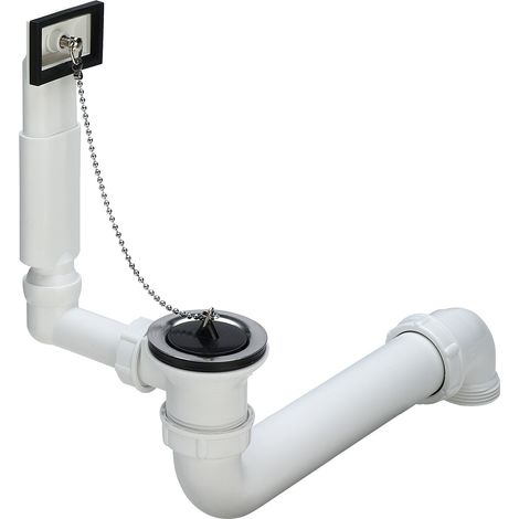 Fil de drainage et de trop-plein. Gaine de place 7860.71 en plastique blanc G1 1/2 x 70 mm x 1 1/2