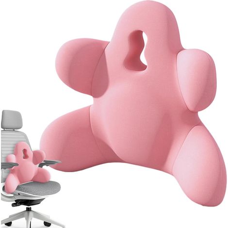 Coussin Dorsal De Chaise Coussin de Soutien Lombaire Ergonomique Doux Oreiller pour le bas du dos, pour adultes, , chaise, chaise de bureau, siège auto, fauteuil inclinable. (1/5)