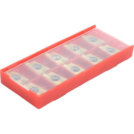 Lot de 10 plaquettes de fraisage APMT1604 en carbure cémenté avec revêtement jaune, accessoire pour l'usinage (1/5)