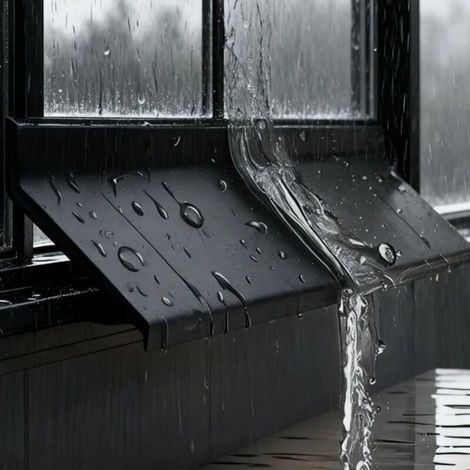 200cm Joints d'étanchéité pour fenêtres, déflecteurs anti-pluie, joints d'étanchéité pour portes et fenêtres, coupe-vent et insonorisants (1/5)