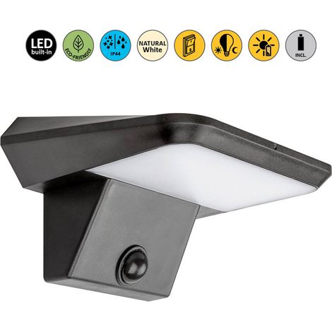 QESA,OUTD.SOLAR, WALL, LED10W, L10CM (1/5)
