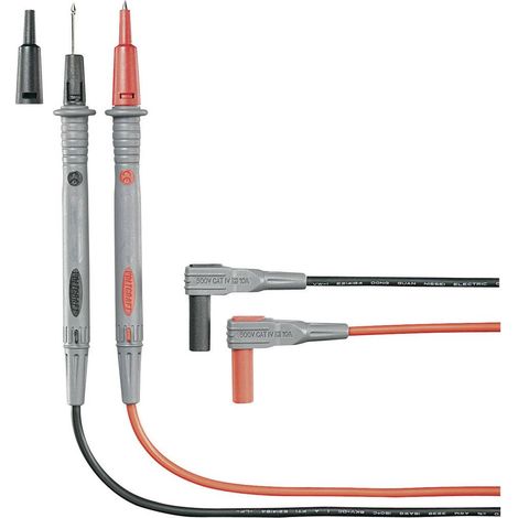 KIT puntali di sicurezza 1.20 m Nero, Rosso VOLTCRAFT MS-4N (1/5)