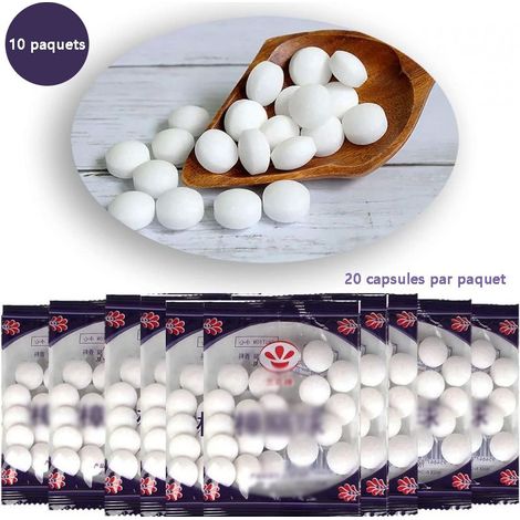 200 Pièces de boule anti-insectes anti-mites prévenir les mites désodorisation des toilettes protection des placards soins de jardinage