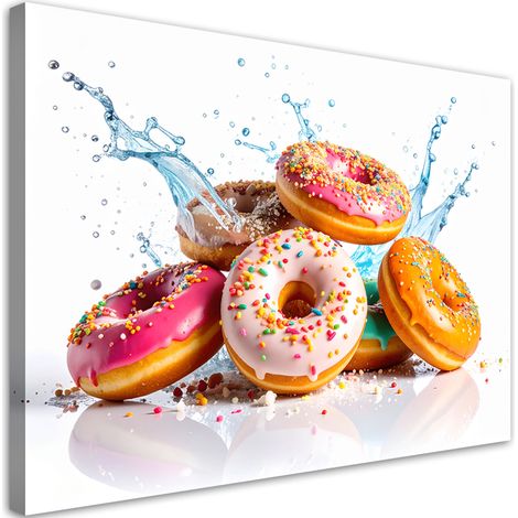Wandbild Donuts Krapfen Kekse 60x40 cm (1/5)