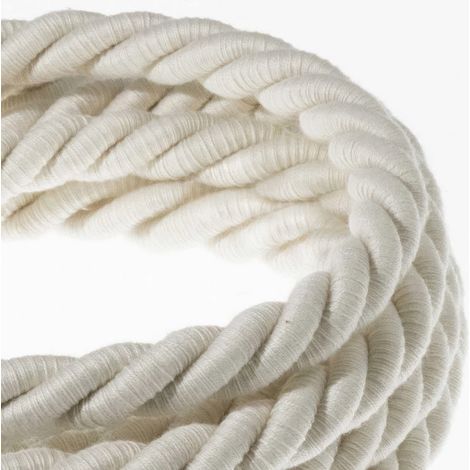 Creative-Cables Cordon XL Ø16 mm 3x0,75 mm² (20 m, blanc) (1/3)