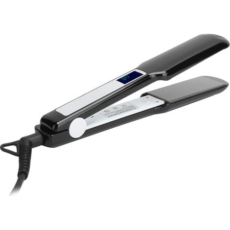 Professioneller Haarglätter mit LCD-Display, geeignet für trockenes und nasses Haar, einstellbare Temperatur 120–230 °C, europäischer Stecker (1/5)