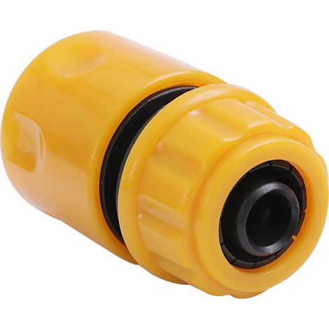 Raccord rapide 4 points en plastique – Pour tuyau jardin et pistolet lavage (1/4)
