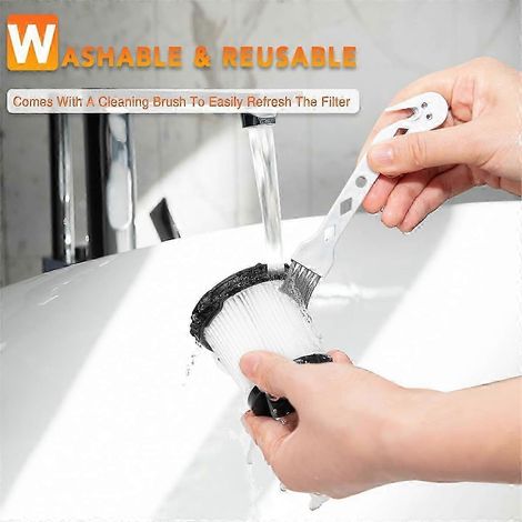 3er-Pack IW3511 IW1111 HEPA-Filter-Ersatzteile für Detect Pro Akku-Stielstaubsauger (Fotofarbe SZRH AM) (1/4)