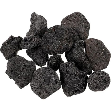 Pierres volcaniques noires - Pierres de lave naturelles - Pierre volcanique - Pour aquariums et jardinières (1/5)