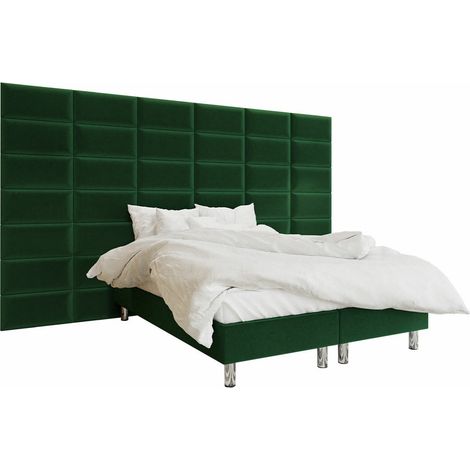 Cama continental Logan 104, Manila 35, Continental, Doble, 160x200, Tapiz, Somieres, 360x200x210cm (1/5)