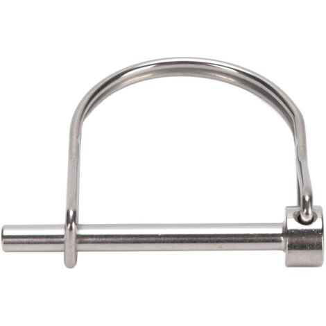 Épingles de Sécurité en Acier Inoxydable 316 Forme D 6.3x50mm pour Fixation Fiable -