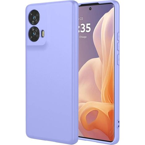 Custodia per Motorola Moto G24 / G24 Power / G04, in silicone leggero, viola (1/2)