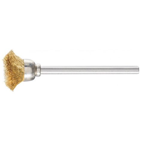 Mini brosse boisseau TBU 1503/3 MES 0.10 D15xl3xL5 mm laiton PFERD (Par 10)