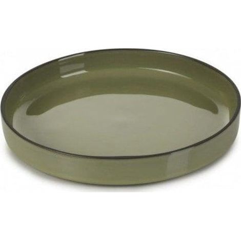 Revol Caractere Gelbe Platte 23 cm Porzellan Glasiert
