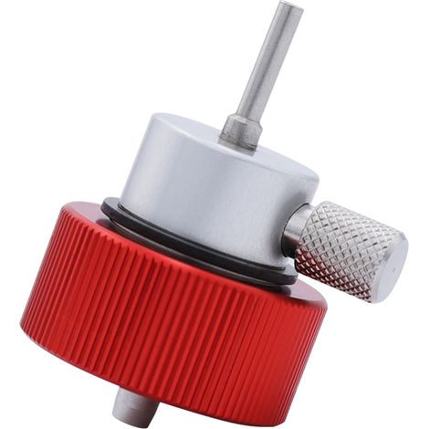 Adaptateur de réservoir de gaz, recharge d'aiguille de remplissage de Propane, connecteur gonflable pour Camping en plein air, vert avec Port d'huile en Silicone (1/5)