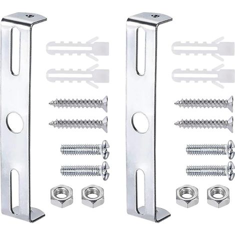 2 Ensembles de Plaques de Plafonnier de 115 mm Kit de Support Universel pour Luminaire Fixation d'éclairage pour Montage au Plafond Plaque Murale pour Luminaire Montage de Plafonnier avec Kit (1/3)