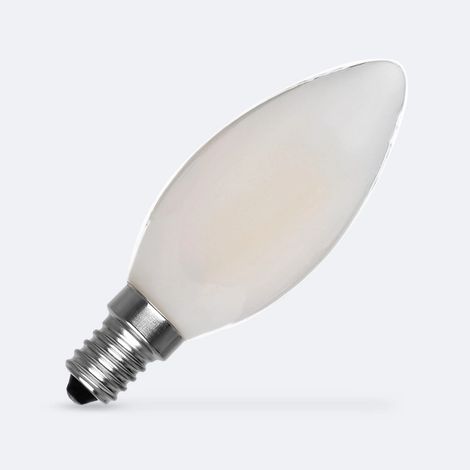 LED-Glühbirne E14 4W 400 lm C35 Vela Glass No Flicker 6000K Kaltweiß