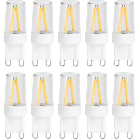 10Pcs Ampoule LED G901001 1.5W 230V à Broches PC pour Éclairage Intérieur, Voiture, Armoire et Extérieur (1/5)