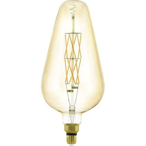 LED E27 dimmable, ampoule vintage ambre BIG SIZE Ø 16,6 cm, lampe LED (1/5)