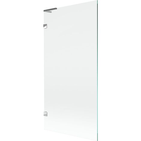 Mexen Lunar L Badewannenabtrennung 1-flügelig 90 x 150 cm, transparent, Chrom - 897L-090-000-01-00