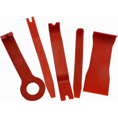 Jeu de 5 outils extracteur, kit démontage plastique, accessoire tableau de bord, porte automobile (1/5)