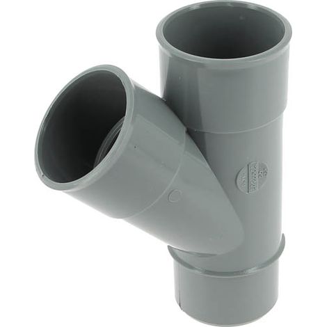 NICOLL Culotte 45° PVC Mâle Femelle Ø50, lot de 10