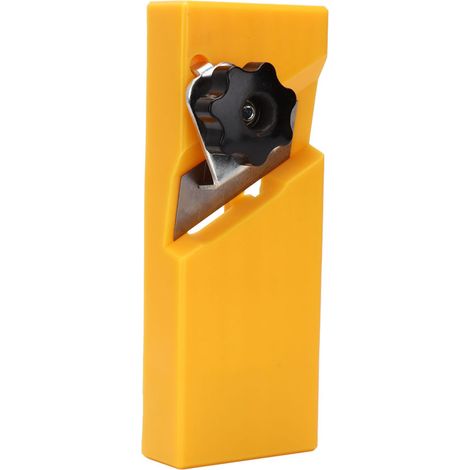 Rabot à chants pour plaques de plâtre, panneaux de bois et cloisons sèches, sans bavures (B)