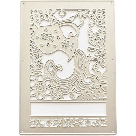 Découpe Métal Floral pour Scrapbooking, Pochoir et Embossage DIY